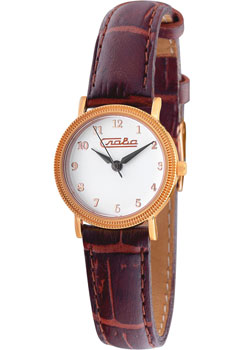 Российские наручные  женские часы Slava 1023209-2035. Коллекция Традиция