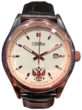 Российские наручные  мужские часы Slava 1363757-300-2414. Коллекция Премьер