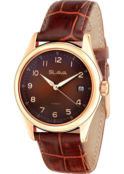 Российские наручные  мужские часы Slava 1493271-300-8215. Коллекция Премьер