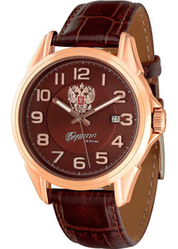 Российские наручные  мужские часы Slava 1613018-300-8215. Коллекция Премьер