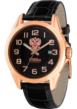 Российские наручные  мужские часы Slava 1613840-300-8215. Коллекция Премьер