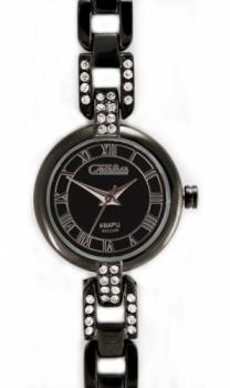 Российские наручные  женские часы Slava 6084121-2035. Коллекция Инстинкт
