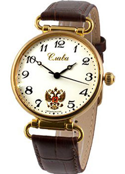 Slava Российские наручные  мужские часы Slava 8089041-300-2409. Коллекция Премьер