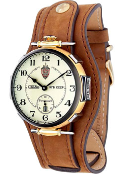 Российские наручные  мужские часы Slava 9620428-300-2555. Коллекция КГБ