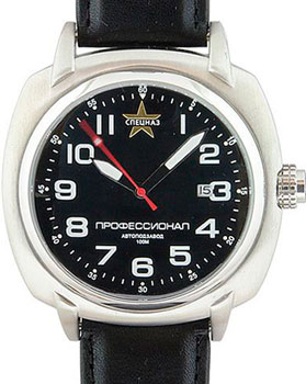 Российские наручные  мужские часы Slava C9060139-8215. Коллекция Профессионал
