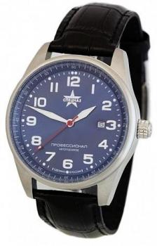 Российские наручные  мужские часы Slava C9370287-8215. Коллекция Профессионал