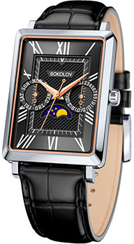 fashion наручные  мужские часы Sokolov 133.30.00.000.02.01.3. Коллекция Credo