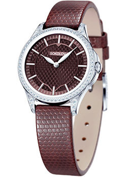 fashion наручные  женские часы Sokolov 137.30.00.001.08.05.2. Коллекция Flirt