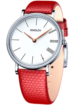 fashion наручные  женские часы Sokolov 153.30.00.001.01.04.2. Коллекция Harmony