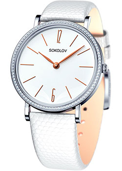 fashion наручные  женские часы Sokolov 153.30.00.001.05.02.2. Коллекция Harmony