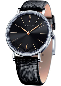 fashion наручные  женские часы Sokolov 153.30.00.001.08.01.2. Коллекция Harmony