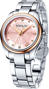 fashion наручные  женские часы Sokolov 158.01.71.000.05.01.2. Коллекция Unity