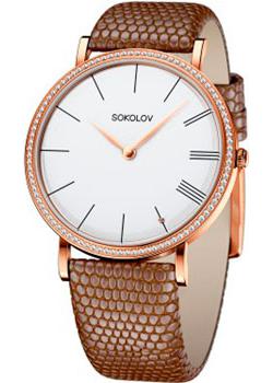 fashion наручные  женские часы Sokolov 210.01.00.001.01.03.2. Коллекция Harmony