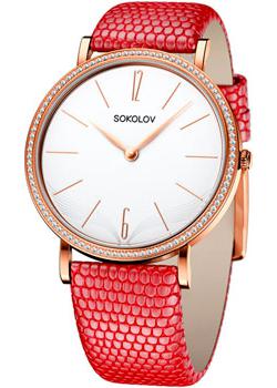 fashion наручные  женские часы Sokolov 210.01.00.001.05.04.2. Коллекция Harmony