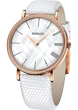 fashion наручные  женские часы Sokolov 210.01.00.100.02.02.2. Коллекция Harmony