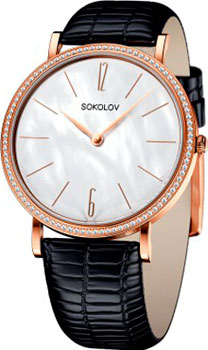 fashion наручные  женские часы Sokolov 210.01.00.100.06.01.2. Коллекция Harmony