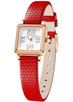 fashion наручные  женские часы Sokolov 232.01.00.001.01.03.2. Коллекция Diva