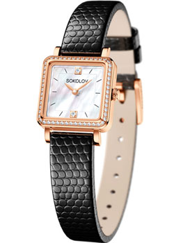 fashion наручные  женские часы Sokolov 232.01.00.001.05.01.2. Коллекция Diva