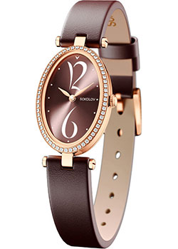 fashion наручные  женские часы Sokolov 236.01.00.001.07.08.2. Коллекция Allure