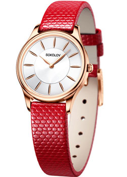 fashion наручные  женские часы Sokolov 238.01.00.000.04.03.2. Коллекция Ideal