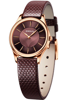 fashion наручные  женские часы Sokolov 238.01.00.000.06.04.2. Коллекция Ideal