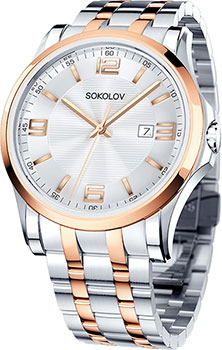 fashion наручные  мужские часы Sokolov 301.76.00.000.04.02.3. Коллекция My World