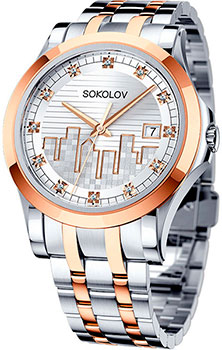 fashion наручные  женские часы Sokolov 303.76.00.000.05.02.2. Коллекция My world