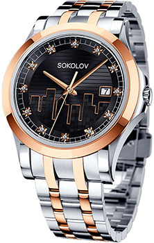 fashion наручные  женские часы Sokolov 303.76.00.000.06.02.2. Коллекция My World