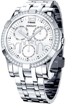 fashion наручные  женские часы Sokolov 305.71.00.001.01.01.2. Коллекция My World