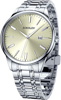 fashion наручные  мужские часы Sokolov 313.71.00.000.04.01.3. Коллекция I Want