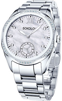 fashion наручные  женские часы Sokolov 324.71.00.001.01.01.2. Коллекция My world