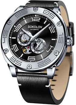 fashion наручные  мужские часы Sokolov 348.71.00.000.01.01.3. Коллекция Feel the Power