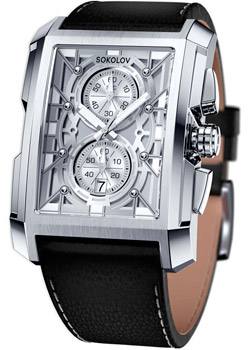 fashion наручные  мужские часы Sokolov 358.71.00.000.01.01.3. Коллекция Gran Turismo