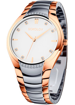 fashion наручные  женские часы Sokolov 603.76.00.601.04.02.2. Коллекция I Want