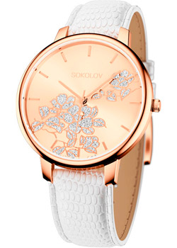 fashion наручные  женские часы Sokolov 607.73.00.600.03.01.2. Коллекция I Want