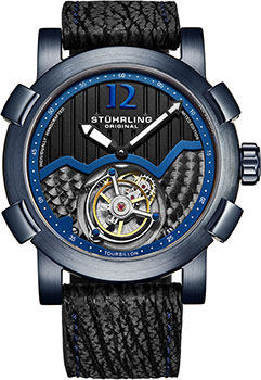 мужские часы Stuhrling Original 407A.33XX1. Коллекция Tourbillon