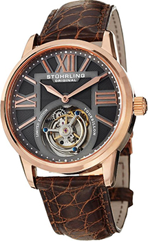 мужские часы Stuhrling Original 537.334XK54. Коллекция Tourbillon
