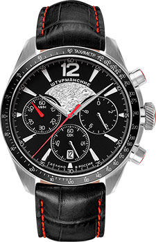 Российские наручные  мужские часы Sturmanskie 6S20-4785407. Коллекция Луна 25