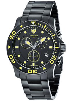 Швейцарские наручные мужские часы Swiss Eagle SE-9001-66. Коллекция Sea bridge
