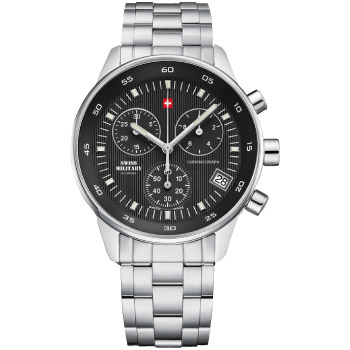 Швейцарские наручные  мужские часы Swiss Military SM30052.01. Коллекция Classic