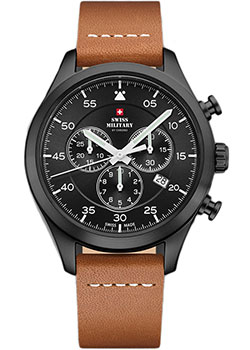 Швейцарские наручные  мужские часы Swiss Military SM34076.08. Коллекция Pilot