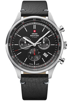 Швейцарские наручные  мужские часы Swiss Military SM34081.06. Коллекция Classic