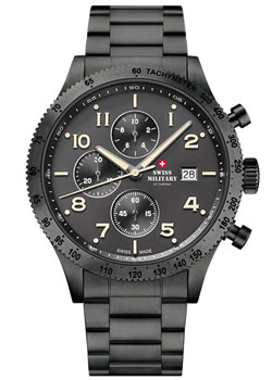 Швейцарские наручные  мужские часы Swiss Military SM34084.04. Коллекция Sports