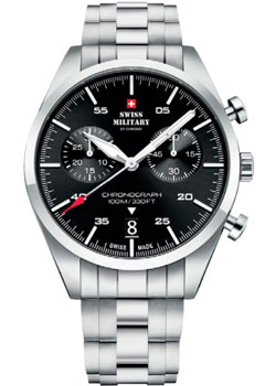 Швейцарские наручные  мужские часы Swiss Military SM34090.01. Коллекция Elegant Sports