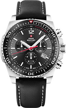 Швейцарские наручные  мужские часы Swiss Military SM34093.03. Коллекция Sports