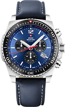 Швейцарские наручные  мужские часы Swiss Military SM34093.04. Коллекция Sports