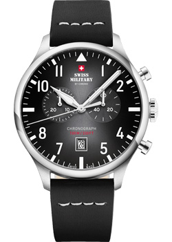 Швейцарские наручные  мужские часы Swiss Military SM34098.05. Коллекция Vintage Chronograph