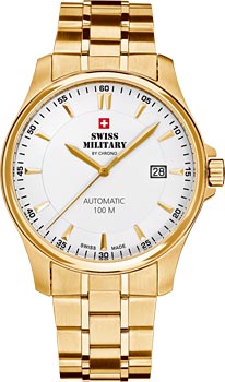 Швейцарские наручные  мужские часы Swiss Military SMA34025.04. Коллекция Automatic Collection