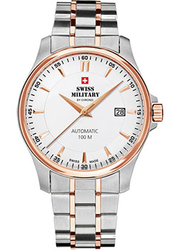 Швейцарские наручные  мужские часы Swiss Military SMA34025.09. Коллекция Automatic Collection