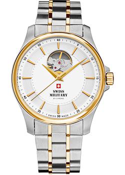 Швейцарские наручные  мужские часы Swiss Military SMA34050.03. Коллекция Automatic Open Heart